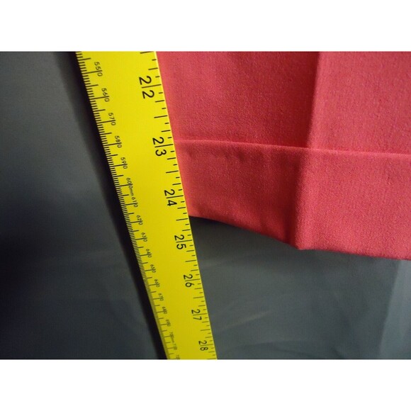 New York & Co Flat Front Dress Pants Hot Pink Womens Size 8 Barbie Core - Picture 8 of 9